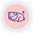 Piglet Sleeping Piglet Sleeping Icon