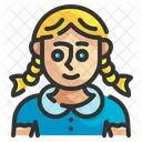 Pigtail Girl Pigtail Girl Icon