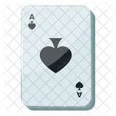 Pik Karte Pokerkarte Casino Karte Symbol