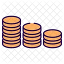 Pila de monedas  Icono