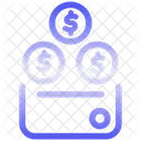 Pila De Monedas Dinero Seguro Seguros Icono