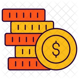 Pila de monedas  Icono