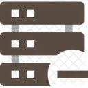 Pila De Servidor Menos Eliminar Servidor Eliminar Base De Datos Icono