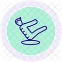 Pilates Line Icon Icon