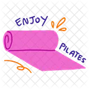 Pilates mat Icon