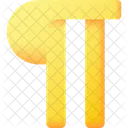 Pilcrow Text Format Icon