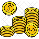 Pile Coin Money Icon