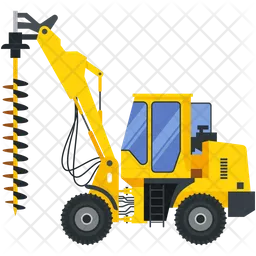 Pile Drilling  Icon