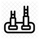 Pile Foundation Construction Icon