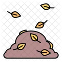 Pile Leaves Fall Icon