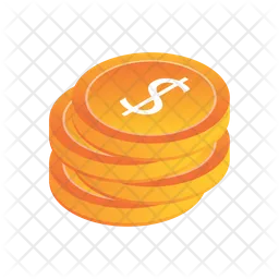 Pile of coins  Icon