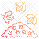 Pile of leaves  Icon