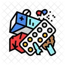 Pile Pharmaceutical Waste Icon