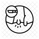 Piles Anus Hemorrhoids Icon