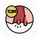 Piles Anus Hemorrhoids Icon