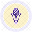 Pilgrim Corn Line Icon Icon