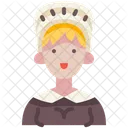 Pilgrim Woman  Icon