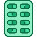 Pill Strip Medicine Icon