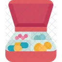 Pill Box Medical Icon