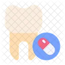 Pill Medicine Tooth Icon