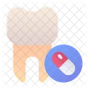 Pill Medicine Tooth Icon
