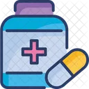 Bottle Pill Medication Icon