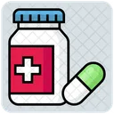 Pill Bottle Medicine Jar Medicine Bottle Icon