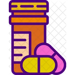 Pill Bottle  Icon