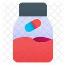 Pill Bottle Medicine Jar Medical Treatment Icon