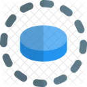 Pill Dash Circle Icon