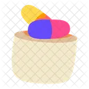Pill Cup Drug Icon