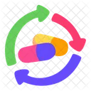 Pill Medical Recycle Icon