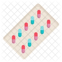 Pill Strip  Icon