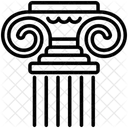 Pillars Art Greek Icon