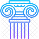 Pillars Art Greek Icon