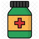 Pillenflasche Symbol