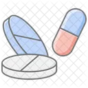 Pills Awesome Lineal Color Icon Icône