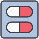 Travel Pills Capsule Icon