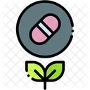 Pills Green Pill Natural Icon
