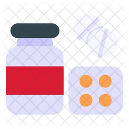 Pills And Capsule  Icon