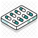 Pills Blister Capsules Drugs Icon