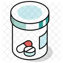 Pills Bottle Lozenges Medicines Icon