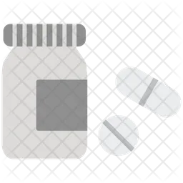 Pills Bottle  Icon