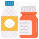 Pharmacy Plastic Bottle Icon
