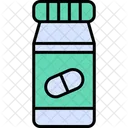 Pills Bottle Health Care Bottle Drug Medication Medicine Pharmaceutical Pills Tablets Icon