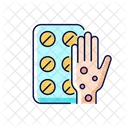 Pills for allergy  Icon