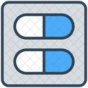 Travel Pills Capsule Icon