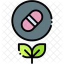 Pills Green Pill Natural Icon