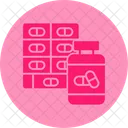 Pills Plastic Surgery Medication Icon