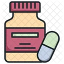 Pills Suplemen Nutrition Icon